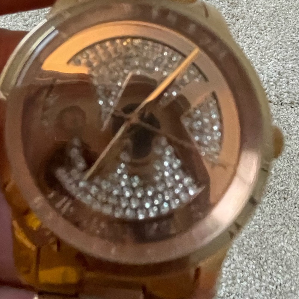 Michael Kors rose gold-tone watch